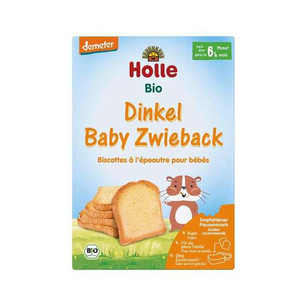 Produktfoto zu Baby Dinkel Zwieback 200g vegan
