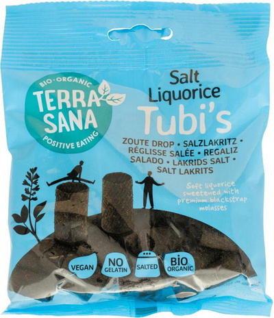 Produktfoto zu Salty Tubi's Salzlakritz 100g