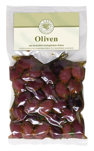 Produktfoto zu Griech. Kalamata Oliven ohne Stein, mariniert 175g