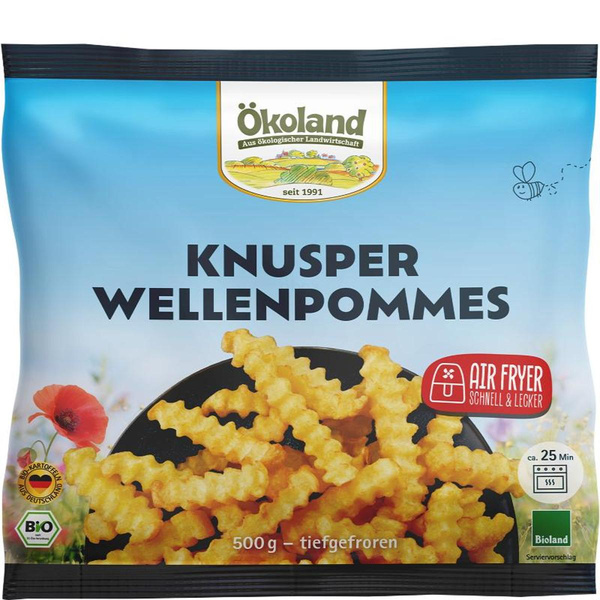 Produktfoto zu TK Knusper Pommes Wellenschnitt 500g