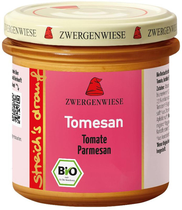 Produktfoto zu Brotaufstrich "Tomesan" Tomate Parmesan 135g