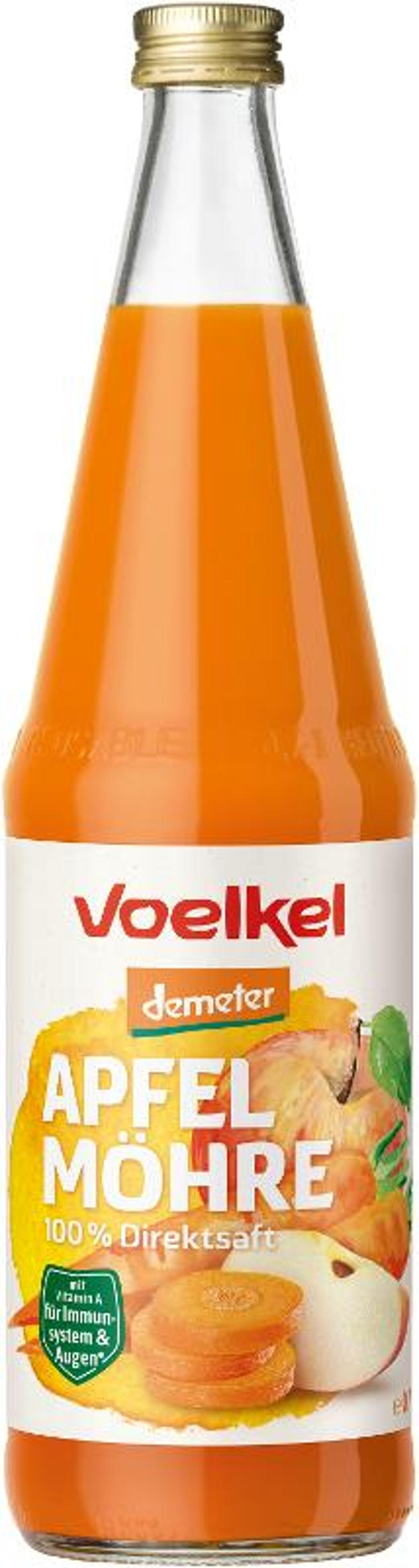 Produktfoto zu Apfel Möhren 100% Direktsaft Kiste 6*0,7L