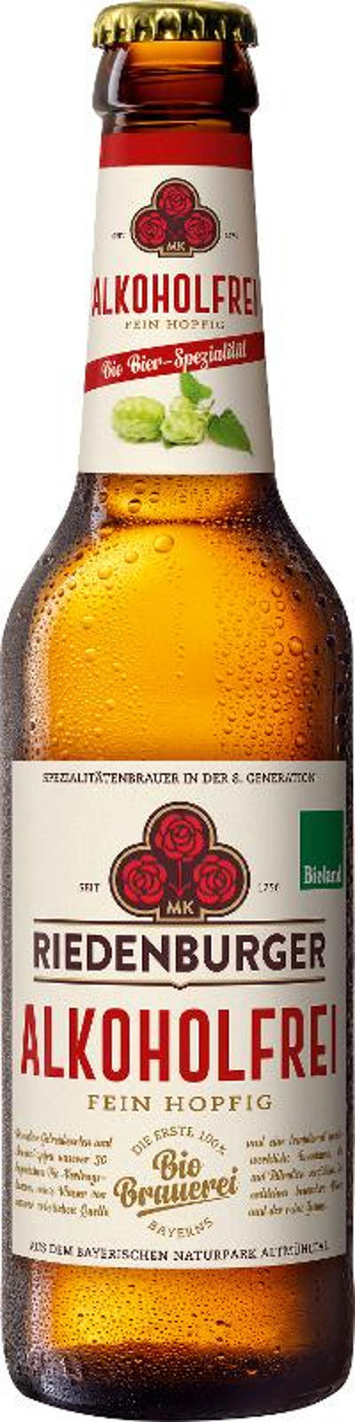 Produktfoto zu Riedenburger alkoholfrei Kiste á 10x0,33L