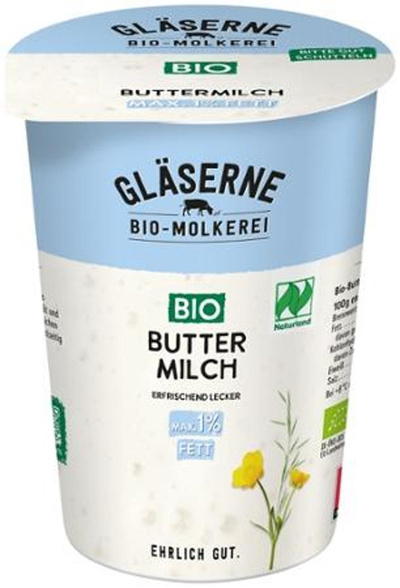 Produktfoto zu Frische Buttermilch <1,0% Fett 500ml