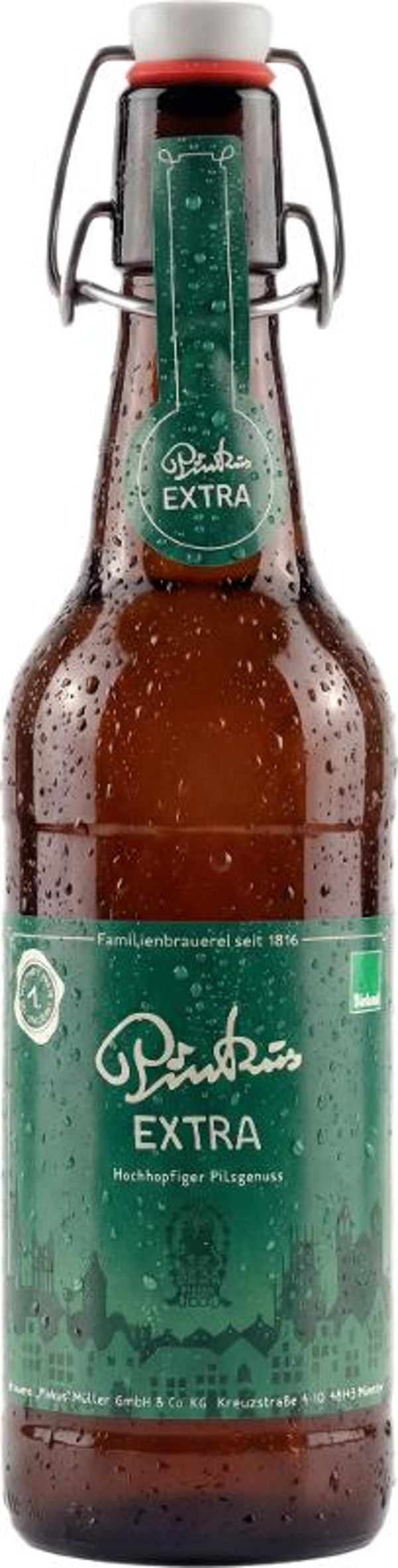 Produktfoto zu Pinkus Extra Bügelflasche Kiste 16*0,5L