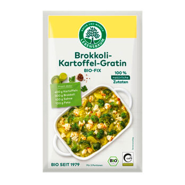 Produktfoto zu Fix-Mischung Brokkoli-Kartoffel-Gratin für 3 Portionen