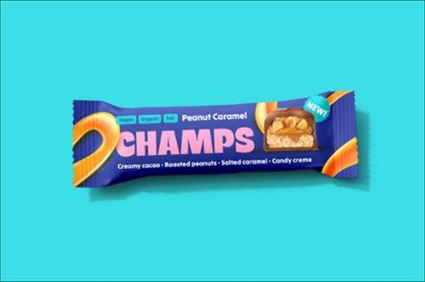 Produktfoto zu CHAMPS Erdnuss Karamell Riegel 45g
