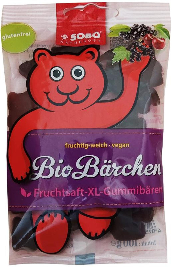 Produktfoto zu Rote BioBärchen mit Pektin 100g vegan