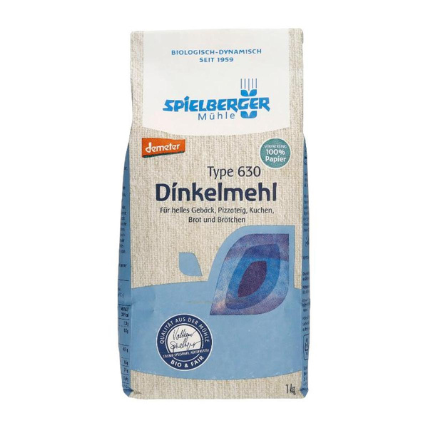 Produktfoto zu Dinkelmehl Type 630 1kg