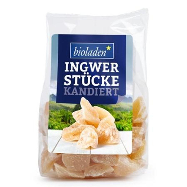 Produktfoto zu Ingwerstücke kandiert 150g