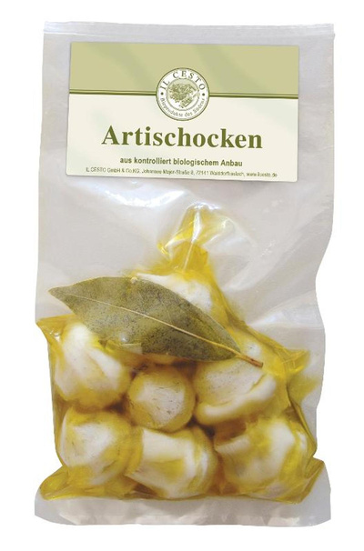 Produktfoto zu Artischockenherzen natur cotto 185g