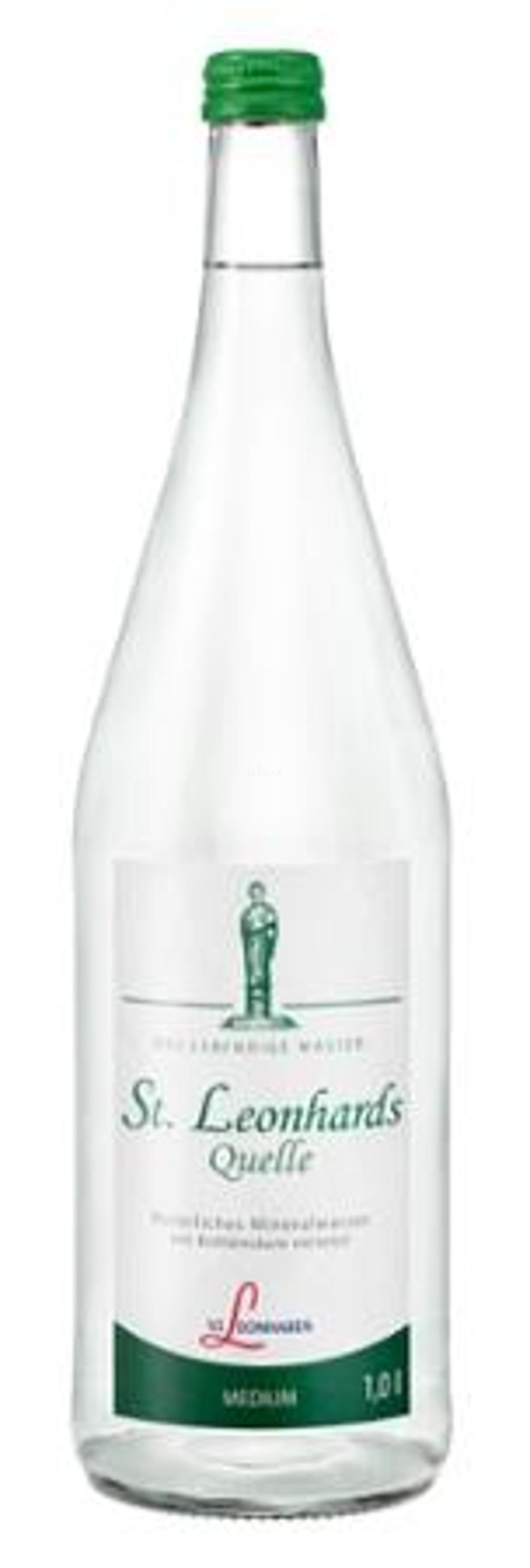 Produktfoto zu Wasser St. Leonhard Quelle medium 1L
