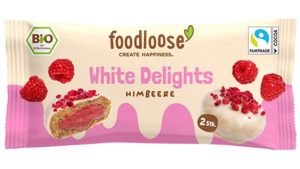 Produktfoto zu White Delights Himbeere 40 g