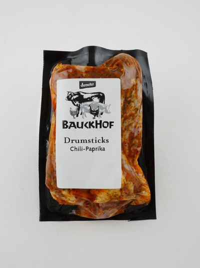 Produktfoto zu Hähnch.-Drumsticks 4er Chili Paprika (4 Stück)