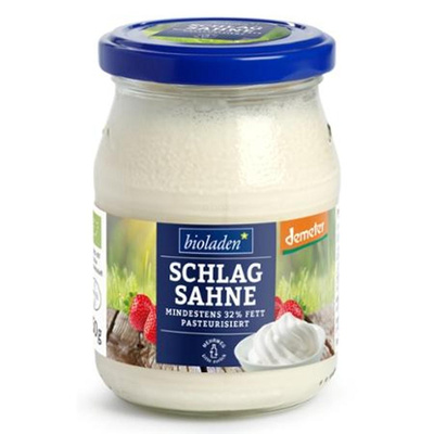 Produktfoto zu Demeter Schlagsahne 32% Fett 250g