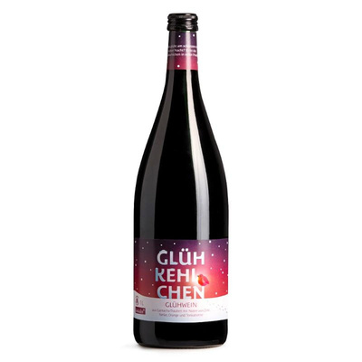 Produktfoto zu Glühwein Glühkehlchen rot 1L