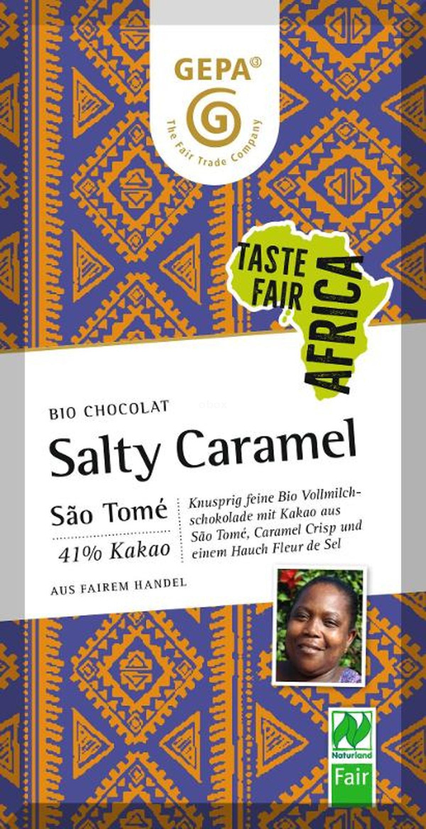 Produktfoto zu Salty Caramel 41% Kakao Tafelschokolade 80g