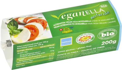 Produktfoto zu Mozarella-Alternative Natur vegan 200 g