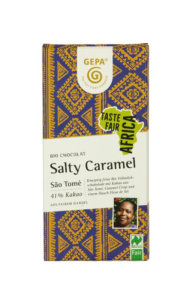 Produktfoto zu Salty Caramel 41% Kakao Tafelschokolade 80g