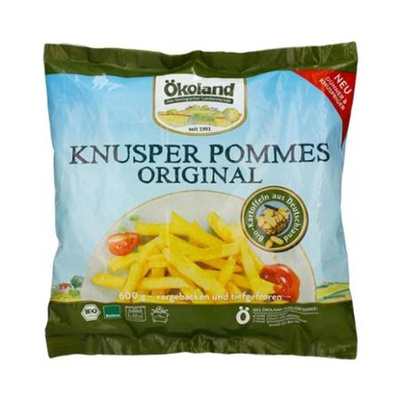Produktfoto zu Knusper Pommes Original,12x12m 600g