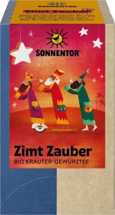 Produktfoto zu Sonnentor Zimt Zauber Kräuter-Gewürztee 18 Beutel
