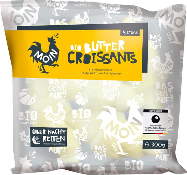 Produktfoto zu Butter Croissant SB 300g 5 Stück