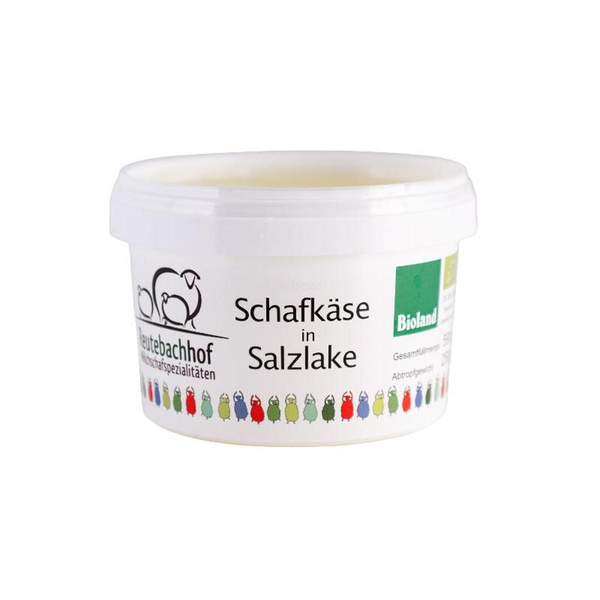 Produktfoto zu Schafkäse in Salzlake 250g