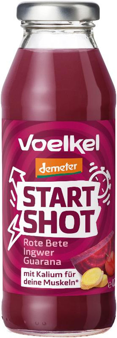 Produktfoto zu Start Shot Rote Bete Ingwer Guarana 280ml
