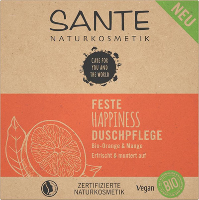 Produktfoto zu HAPPINESS feste Duschpflege Orange & Mango 80g