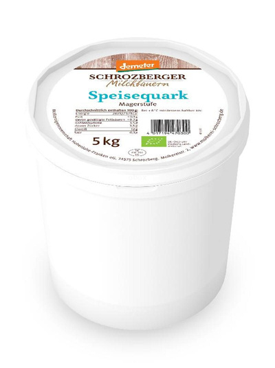 Produktfoto zu Speisequark 20% Fett i.Tr. 5kg
