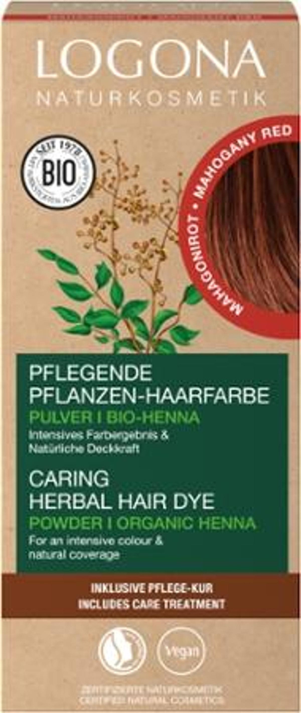 Produktfoto zu Pflanzen Haarfarbe Pulver "Mahagonirot"