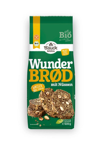 Produktfoto zu Backmischung Wunderbrød mit Nüssen - glutenfrei