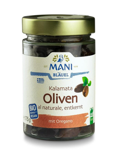Produktfoto zu Kalamata Oliven entkernt mit Oregano 175g