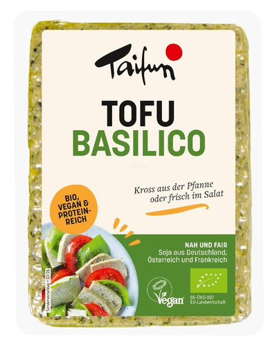 Produktfoto zu Tofu Basilikum 200g