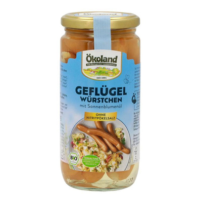 Produktfoto zu Geflügelwürstchen im Glas 180 g