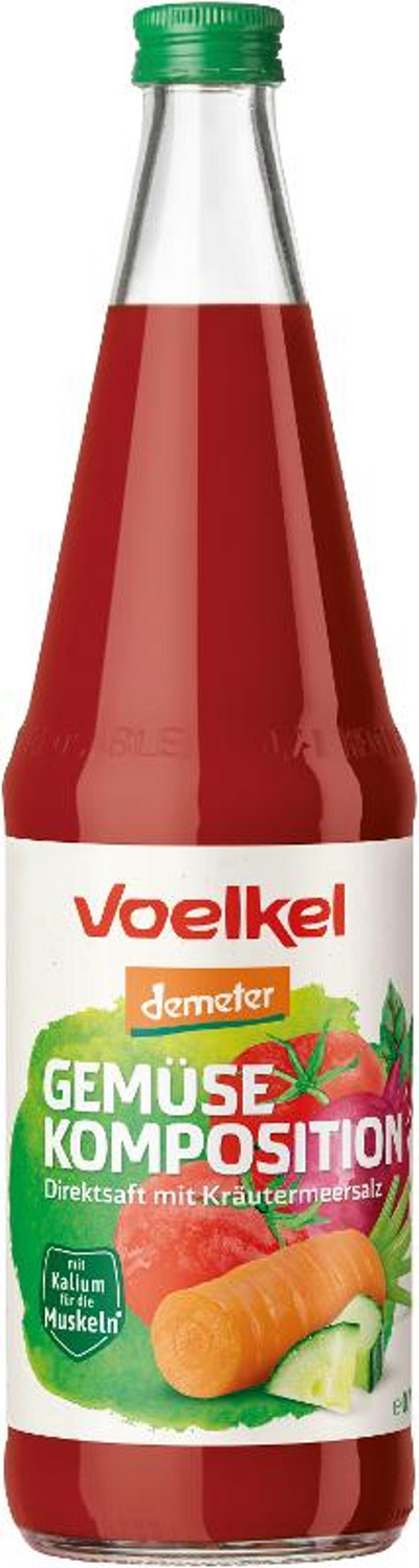 Produktfoto zu Gemüse Komposition Direktsaft  Kiste 6*0,7L