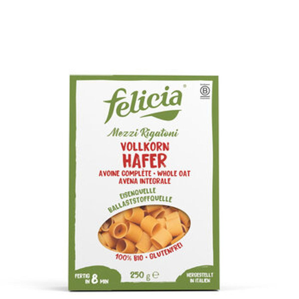 Produktfoto zu Hafer Mezzi Rigatoni glutenfrei 250g