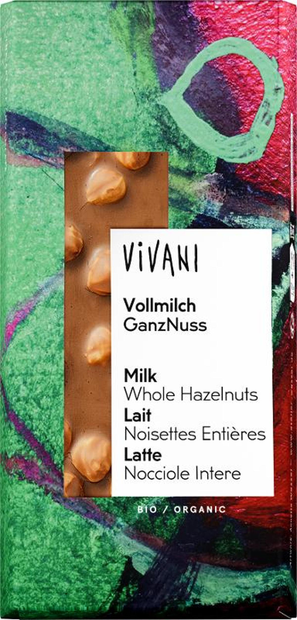 Produktfoto zu Vollmilch GanzNuss Tafelschokolade 100g