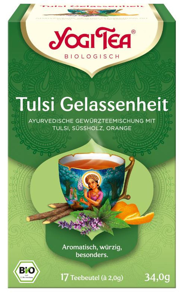 Produktfoto zu Yogi Tea Tulsi Gelassenheit 17 Beutel