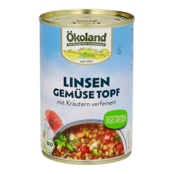 Produktfoto zu Linsen-Gemüse-Topf vegetarisch 400g