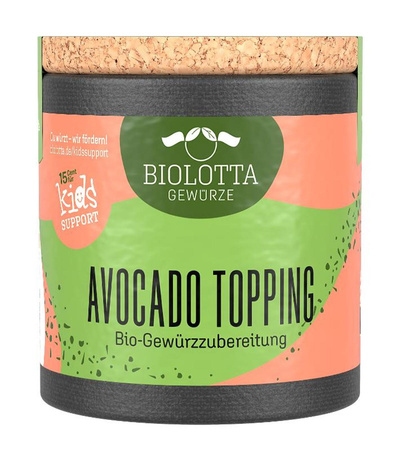Produktfoto zu Bio Avocado-Topping, Gewürzzubereitung (Pappdose) 50g