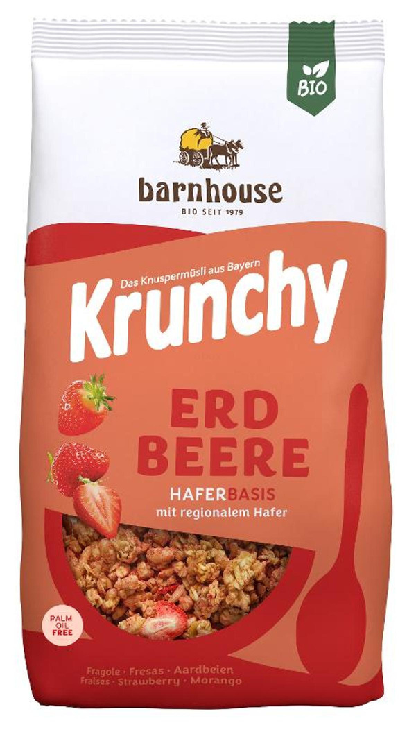 Produktfoto zu Krunchy Erdbeer 375g Barnhouse