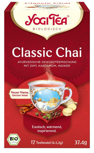 Produktfoto zu YogiTea Classic Chai 17 Beutel