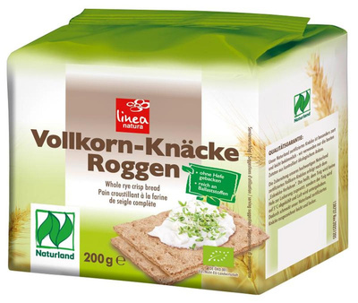 Produktfoto zu Vollkorn-Knäcke Roggen 200g