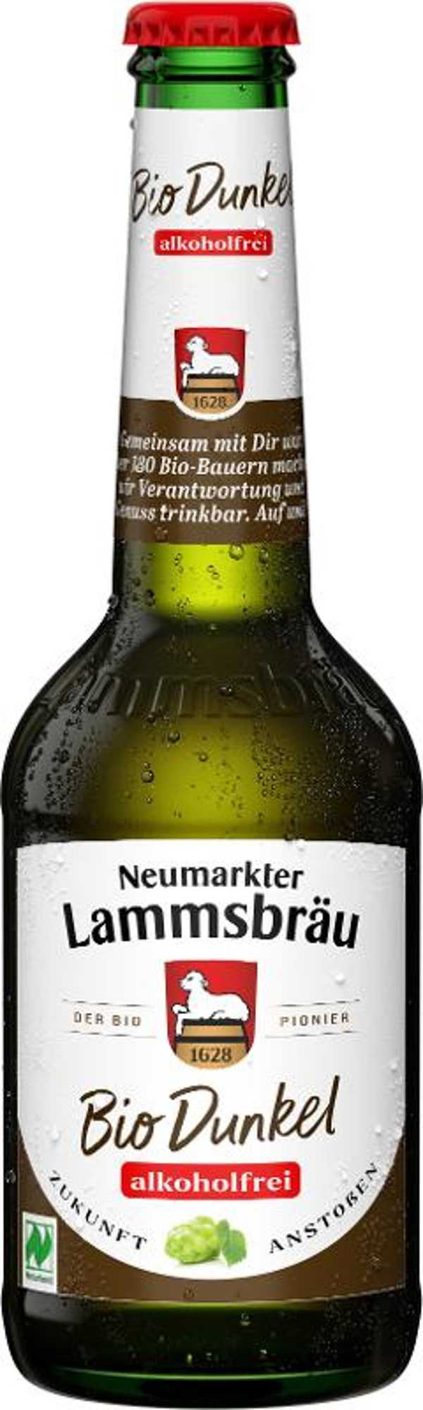 Produktfoto zu Lammsbräu Dunkel alkohlfrei Kiste 10*0,33L