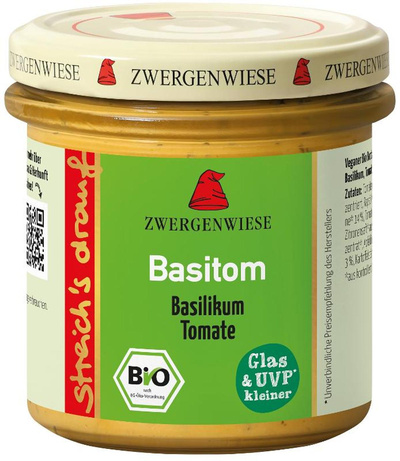 Produktfoto zu Brotaufstrich "Basitom" Basilikum Tomate 135g