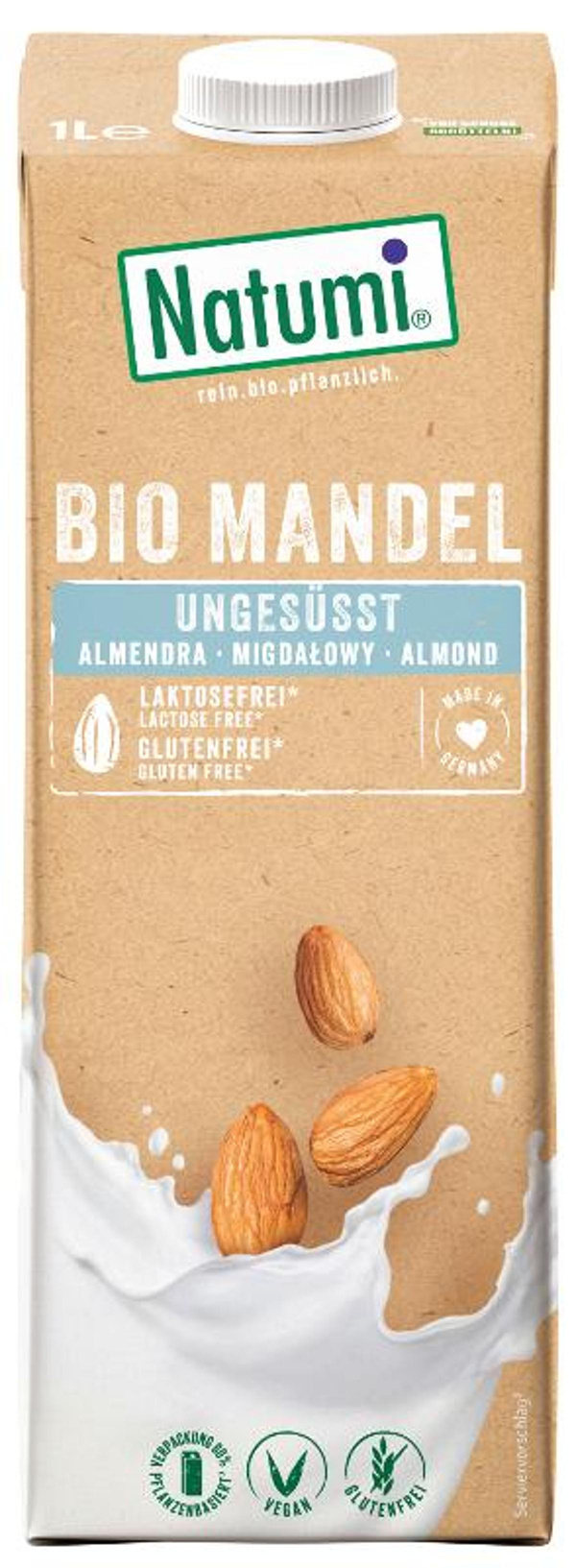 Produktfoto zu Mandel Ungesüßt 1L