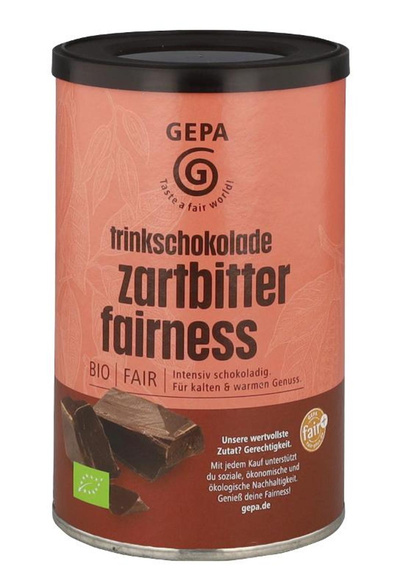 Produktfoto zu Trinkschokolade Zartbitter 250g