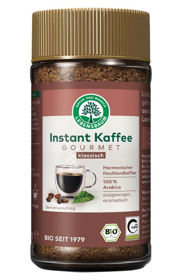 Produktfoto zu Instant Kaffee Gourmet 100 g
