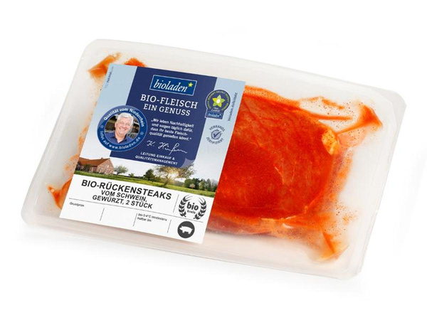Produktfoto zu Schweinerückensteaks gewürzt (2 Stück)